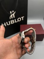 Hublot Silver Chain Black Dial Watch - Image 2