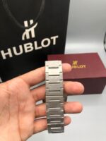 Hublot Silver Chain Blue Dial Watch - Image 4